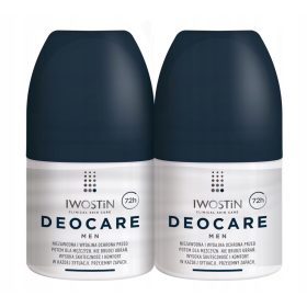   Kit Iwostin Deocare Men: Antitraspirante Efficace per Uomini - 3 Pezzi da 50 ml