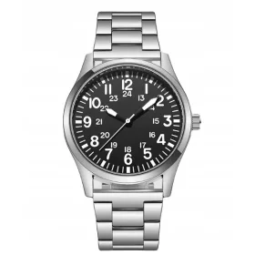    , un enorme orologio militare luminoso TPW su un braccialetto