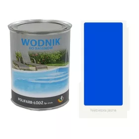   AQUARIUM Vernice clorurata per piscine 5L AZZURRO Polifarb Łódź