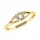  ANELLO DI FIDANZAMENTO STELLA ORO 585