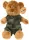  Mascotte dell'orsacchiotto del soldato militare - 33 cm