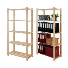  Libreria portagiochi in legno 170X80X38 5p