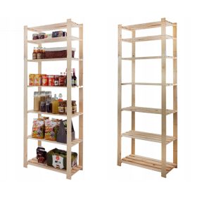  Libreria in legno 220X80X38 7p