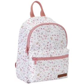    Zaino asilo bambina Little Dutch monocomparto, bianco, sfumature di rosa