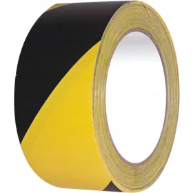 NASTRO AVVISATORE AUTOADESIVO, GIALLO E NERO, OHS