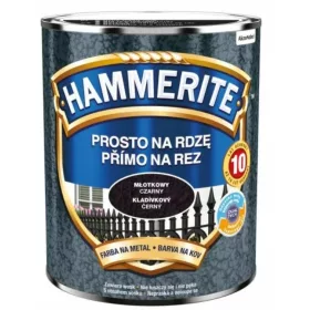 Vernice metallica Hammerite 5093258 Hammer nero 2,5 l