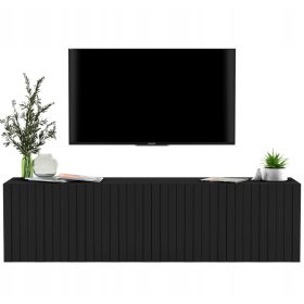  Mobile TV sospeso cassettiera Glamour Black MAT 150 cm