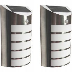    Lampada da parete da giardino NNLED cromata, sorgente LED integrata da 6000 W