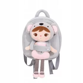    Zaino Metoo con peluche removibile - Coniglio rosa per bambina