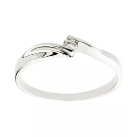  ANELLO IN ORO 585 con DIAMANTE da 0,04 ct