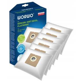  6x SACCHETTI per ASPIRAPOLVERE SENCOR SVC 45 GR WH RD BK