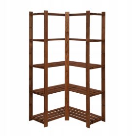    Scaffale da magazzino in legno Wamar 170 x 80 x 38 cm max 40 kg per ripiano