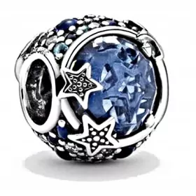 MD charms pallina stelle blu lucide | S925