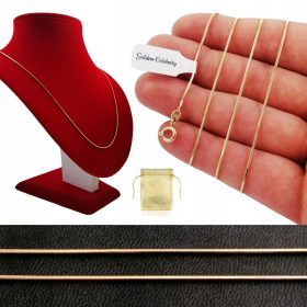    CATENA DA CENA IN ORO, ACCIAIO CHIRURGICO 18K + GIOIELLI PER DONNA IN OMAGGIO