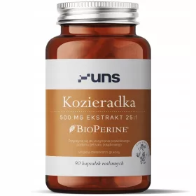   UNS Kozieradka 500mg Ekstrakt 25:1 - 90 Capsule Veganiche per il Metabolismo e il Controllo del Peso