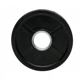  Anello in metallo con peso gommato/rivestito da 2,5 kg