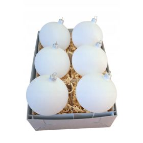  PALLE DI NATALE IN VETRO POLACCO 10 cm.