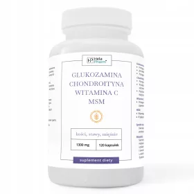  Integratore di Glucosamina, Condroitina, Vitamina C e MSM di Hela Pharm® - 120 Capsule