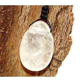    Collana da uomo in CRISTALLO DI ROCCA talismano della SALUTE