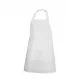 Grembiule da cucina frontale corto protettivo bianco