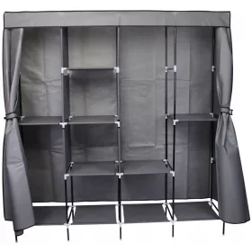    Armadio da giardino Saska 1045238 168 x 172 x 45 cm tonalità di grigio
