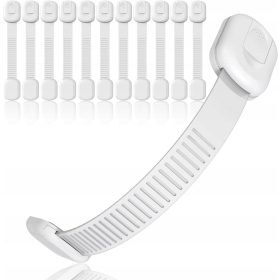  Proteggi armadietti bianchi Baby-Protection, 10 pezzi