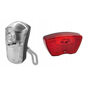  JY7019 luce anteriore 1 batteria riflettore LED