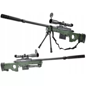    FUCILE BB GUN Sniper AWP Cannocchiale per fucile di precisione 800 BB GRATIS + Libro di adesivi, fumetto Sklep_lolki