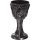  Calice nero gotico con teschio di Halloween, 19 cm