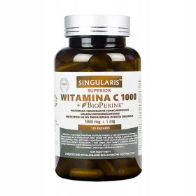   Vitamina C 1000+ con BioPerine 120 capsule - Supporto Immunitario ed Energia