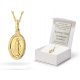  CATENA D'ORO 585 e MEDAGLIA della Madonna dei Miracoli