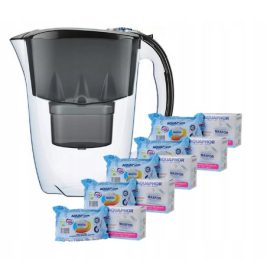    Caraffa filtrante Aquaphor Caraffa filtrante + 5x inserto filtrante Amethys 2,8 l nero