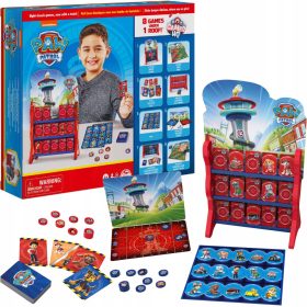    Gioco da tavolo Spin Master Tower pieno di giochi - 8 giochi Paw Patrol
