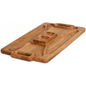  Piatto di formaggi OAK BOARD per salumi e snack XXL