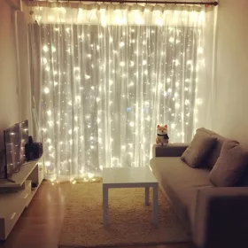    Tenda luminosa Luci albero di Natale interne 3 mt 201 - 300 luci