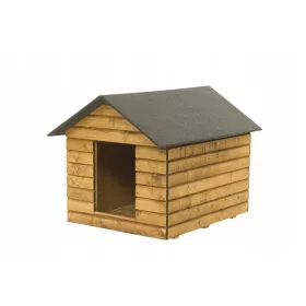    Cuccia per cani Cisana, legno, dimensioni. esterno 125 cm x 83 cm x 90 cm