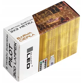  LAMPADE BARRIERA A LED 3x3M Colore caldo WW