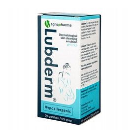   Emulsione Dermatologica Lubderm 150ml - Detergente per Pelle Sensibile e Acneica