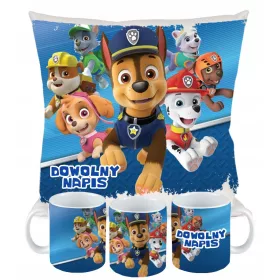  SET DI TAZZE CON CUSCINO PAW PATROL PAW PATROL + NOME