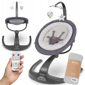    Lionelo LO-RINA sdraietta x 65 x 68 cm + Lionelo LO-BAMBOO SWADDLE pannolino in bambù