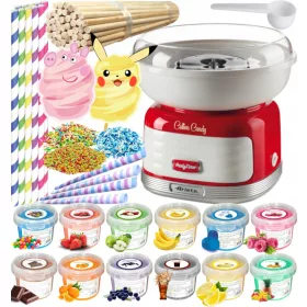   Ariete Cotton Candy dispositivo per zucchero filato, rosso 500 W + 13 altri prodotti