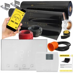    Mission Air SET Tappetino Riscaldante in Lamina INFRAROSSI 100cm I 20m² 160W/m² PTC