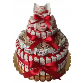  Torta Nibytorcik con caramelle Kinder e Raffaello, 1060 g