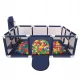  Box per Bambini, Parco Giochi, Basket, Porte, 100 Palloni