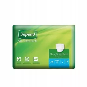  DEPEND SLIP Pannolini taglia normale L, 15 pz