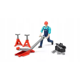  Figura del meccanico con accessorio Bruder 62100
