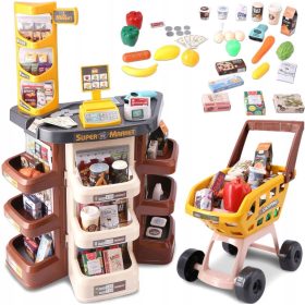    Articolo Negozio, supermercato, registratore di cassa, spesa, bilancia