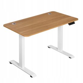    Scrivania rettangolare Woltu 120 x 60 x 116 cm, rovere naturale