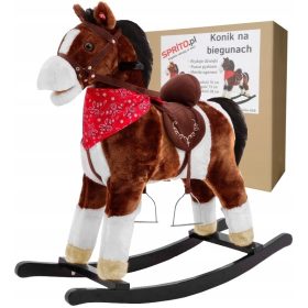  Cavallo a dondolo Ramiz FDRK047B-DB marrone scuro