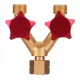  Distributore a T riduttore Technic T-ACETYLENE-3/8